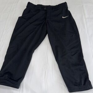 Nike Vapor Select Softball 3/4 Length Pants Black Youth Size Small